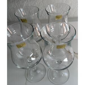 Luminarc Crystal Wine Glasses 13 oz. France 7.75 x3” by J G Durand Set of 4